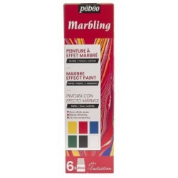 Pebeo Marbling Ink Initiation Starter Set 6 x 20ml 756495